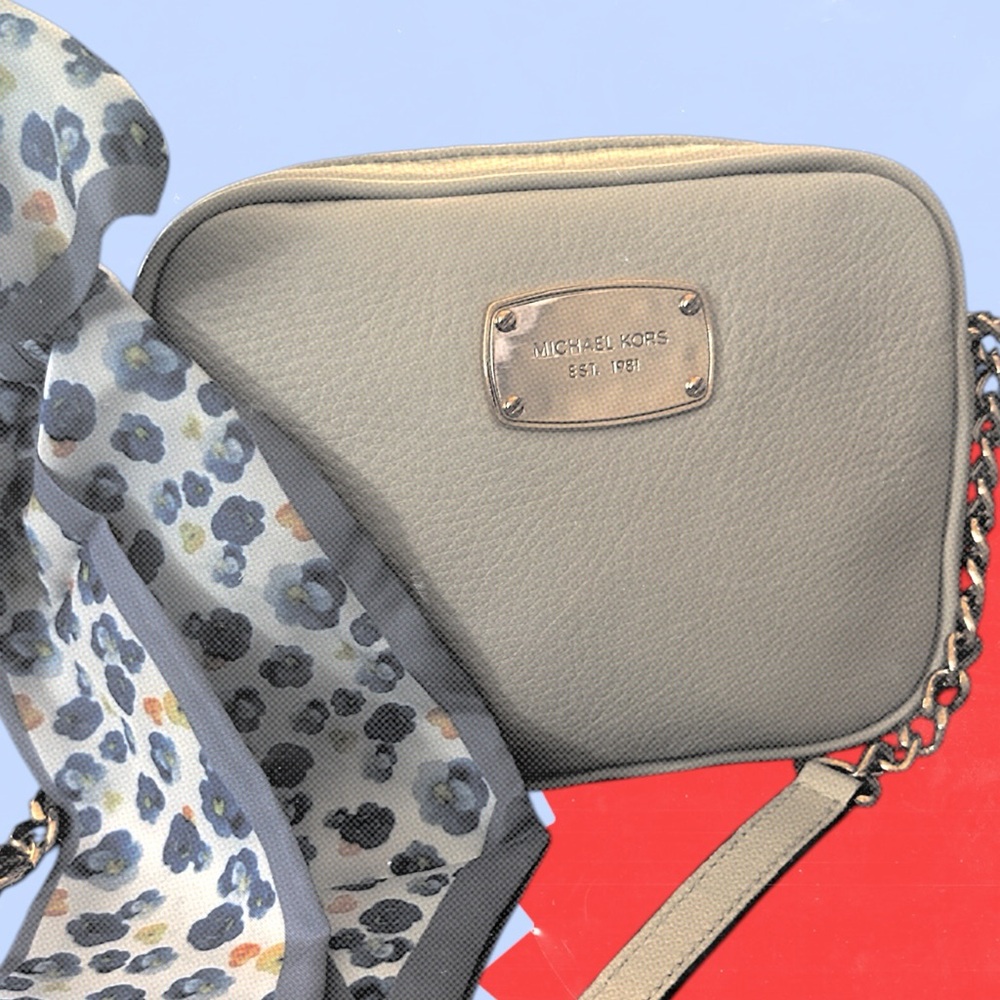 Alberta Di Canio Made in Italy Genuine Leather Grey Satchel Handbag Quiet Luxury - Picture 7 of 12